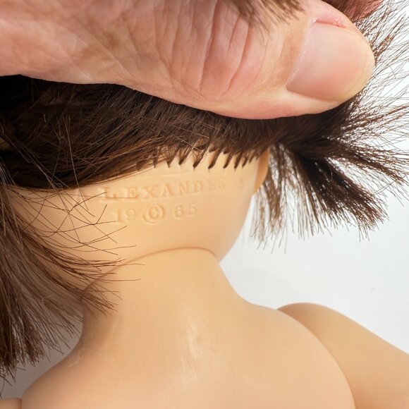 Madame Alexander Sweet Tears Doll #3627 Pink Gingham Dress - Original Pacifier - Picture 8 of 11